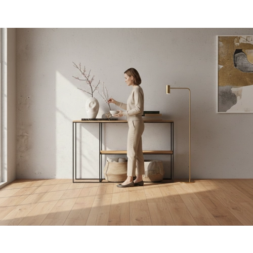 KONSOLA Z DREWNA LITEGO DĄB OLCHA JESION SKD-371